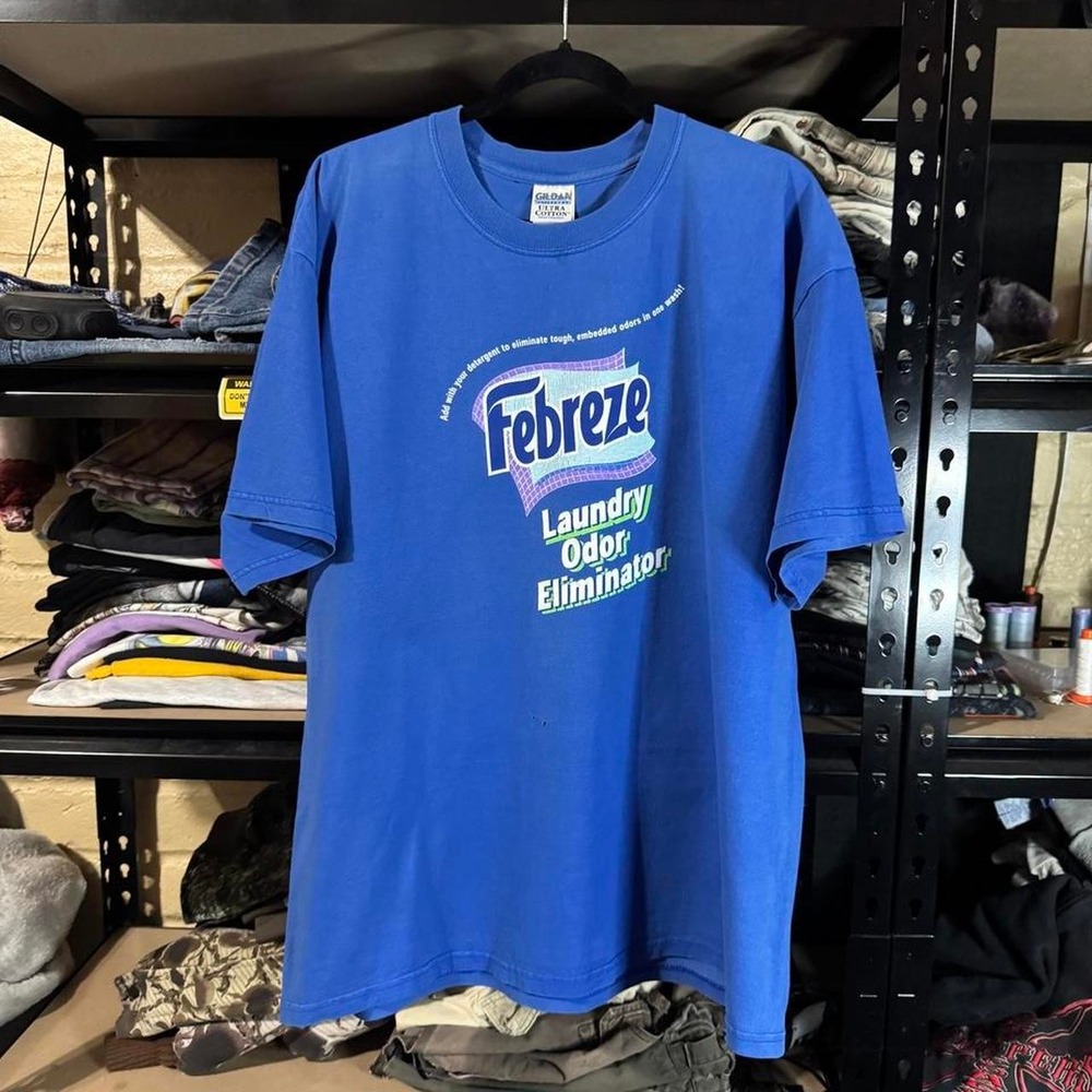 RARE 90s Febreze Air Freshener Promo Graphic Tee - XL